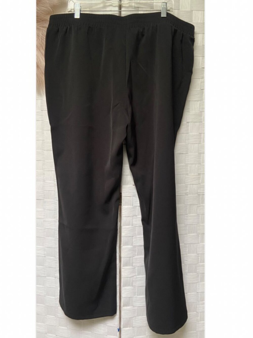 Glamorease Pull-on Dress Pants Women’s Size 5x Petite Black Stretch